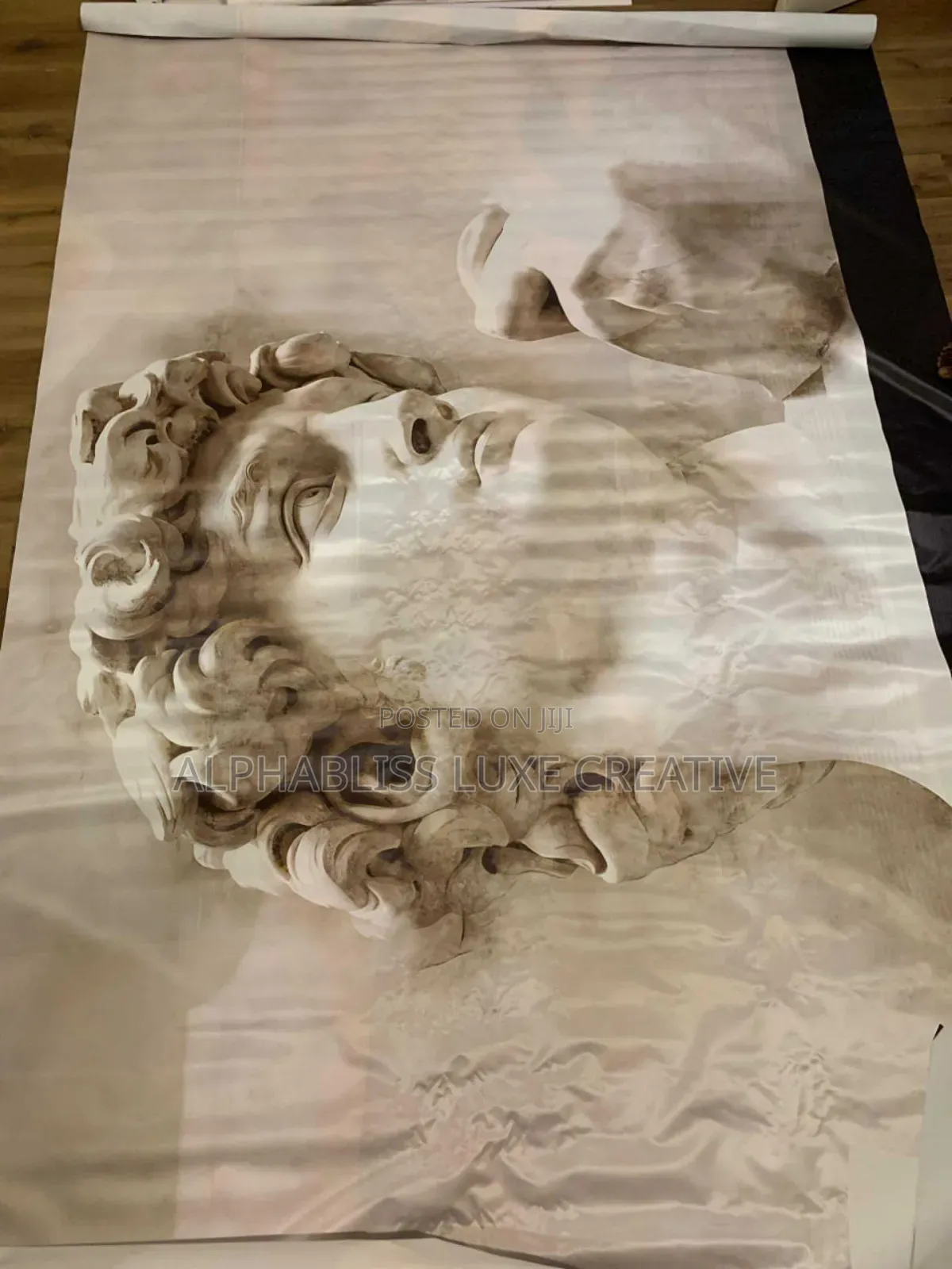Cloud Ceiling and Wall Mural Installation