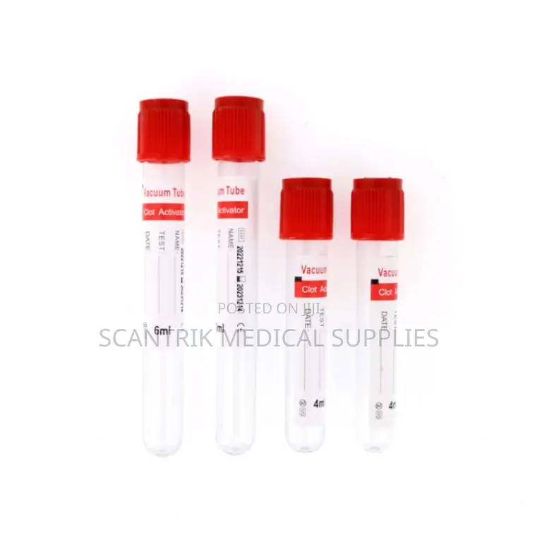 Diagnostic Plain Tube for Serum Testing