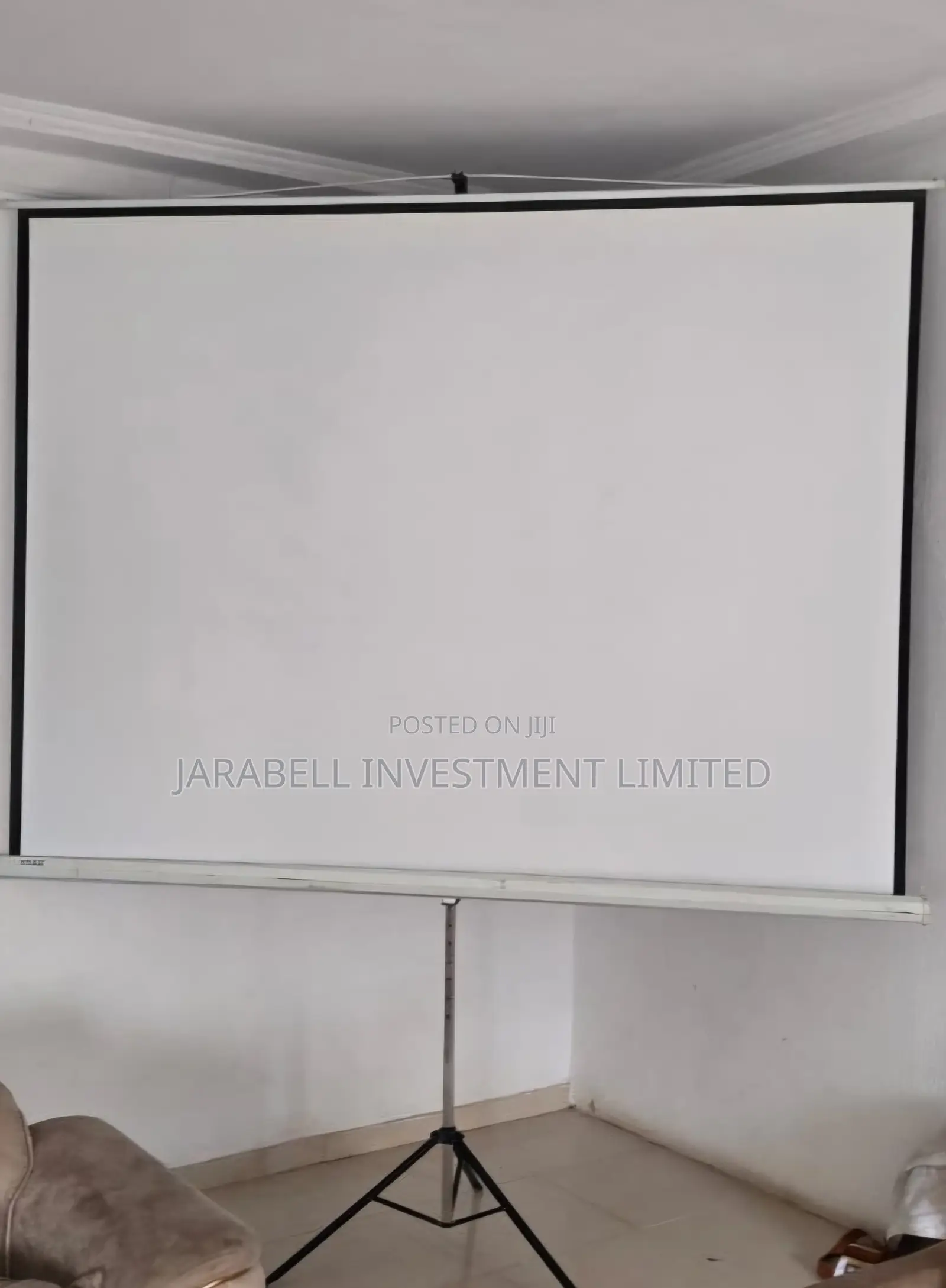 Tripod Projector Screen (96" × 96") for Rent - Ikeja