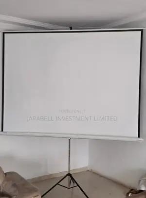 Tripod Projector Screen (96" × 96") for Rent - Ikeja