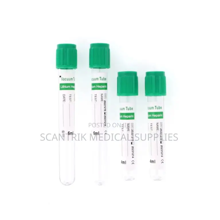 Medical Laboratory Plain Sample Tube
