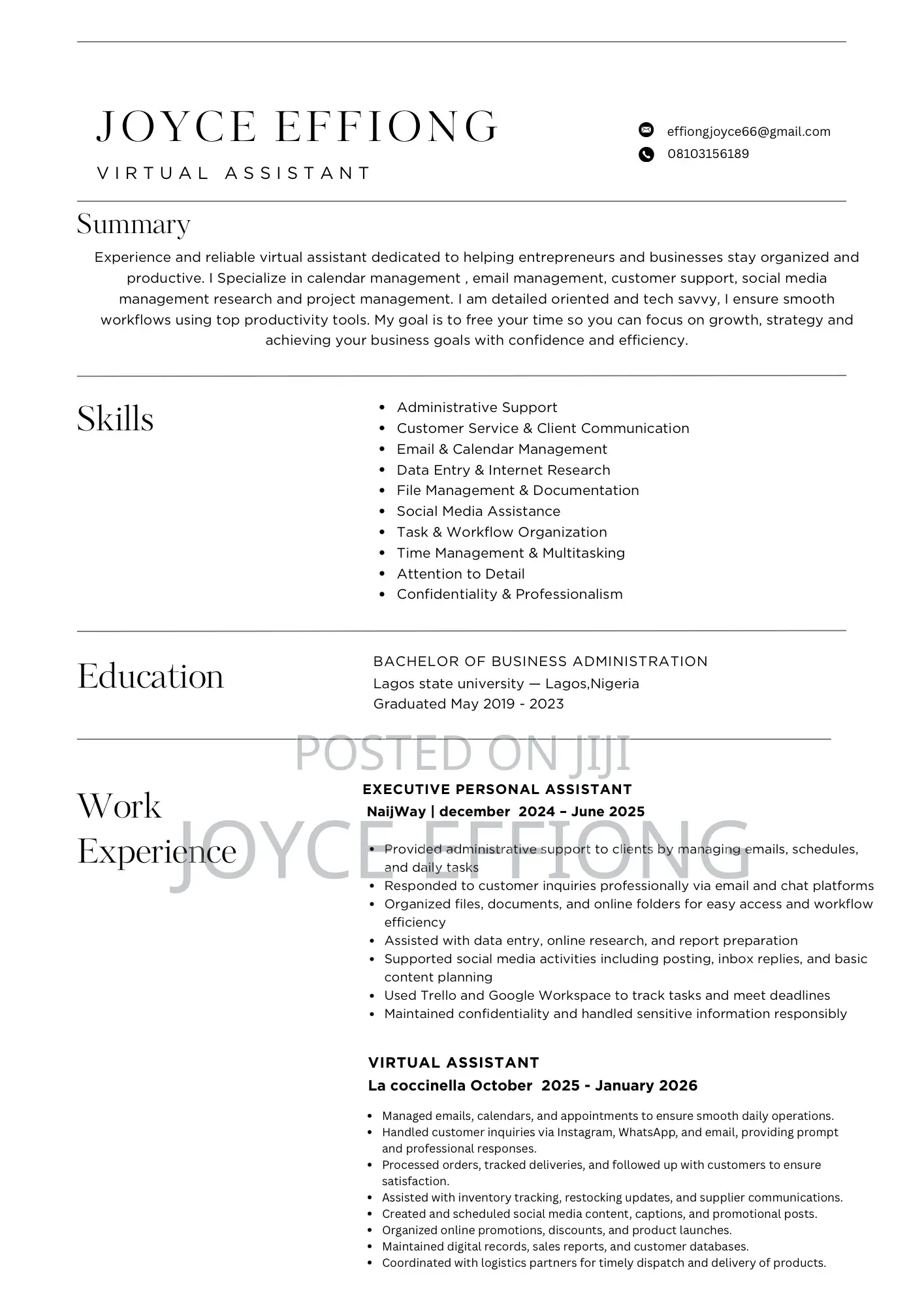 Virtual Assistant