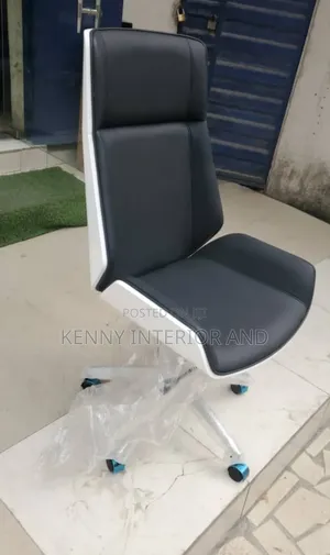 Black Side White Office Chair