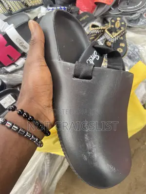 Nike Calm Mule Crocs – Durable Rubber Mules Green Black Lagos