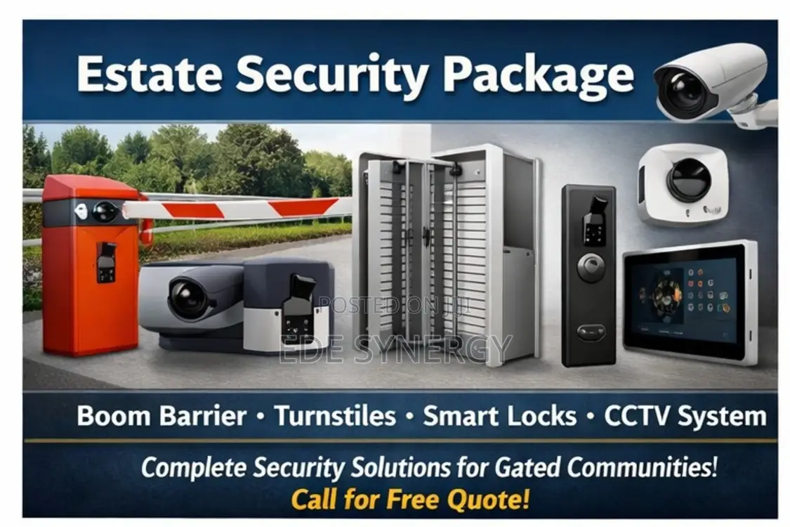 Complete Estate Security System – Gates, Turnstiles Smart Locks