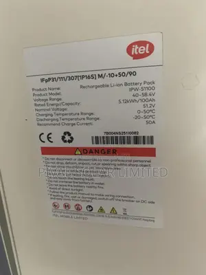 5kwh Itel Lithium Battery 51.2volts