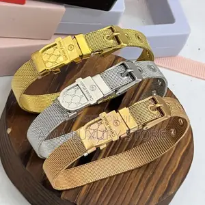 Mont Blanc Stainless Steel Men's Wrist Bracelets