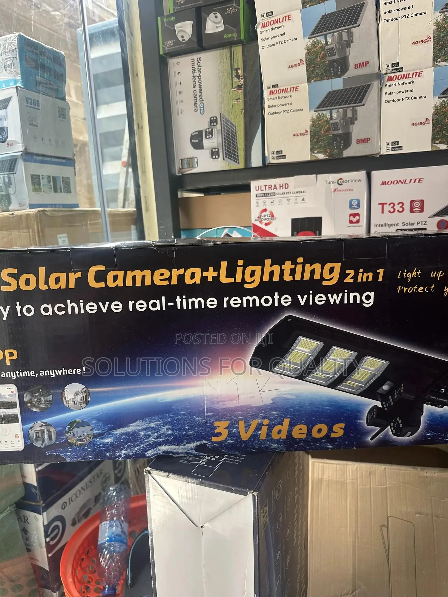 3 Lens All in One Street Light and Camera