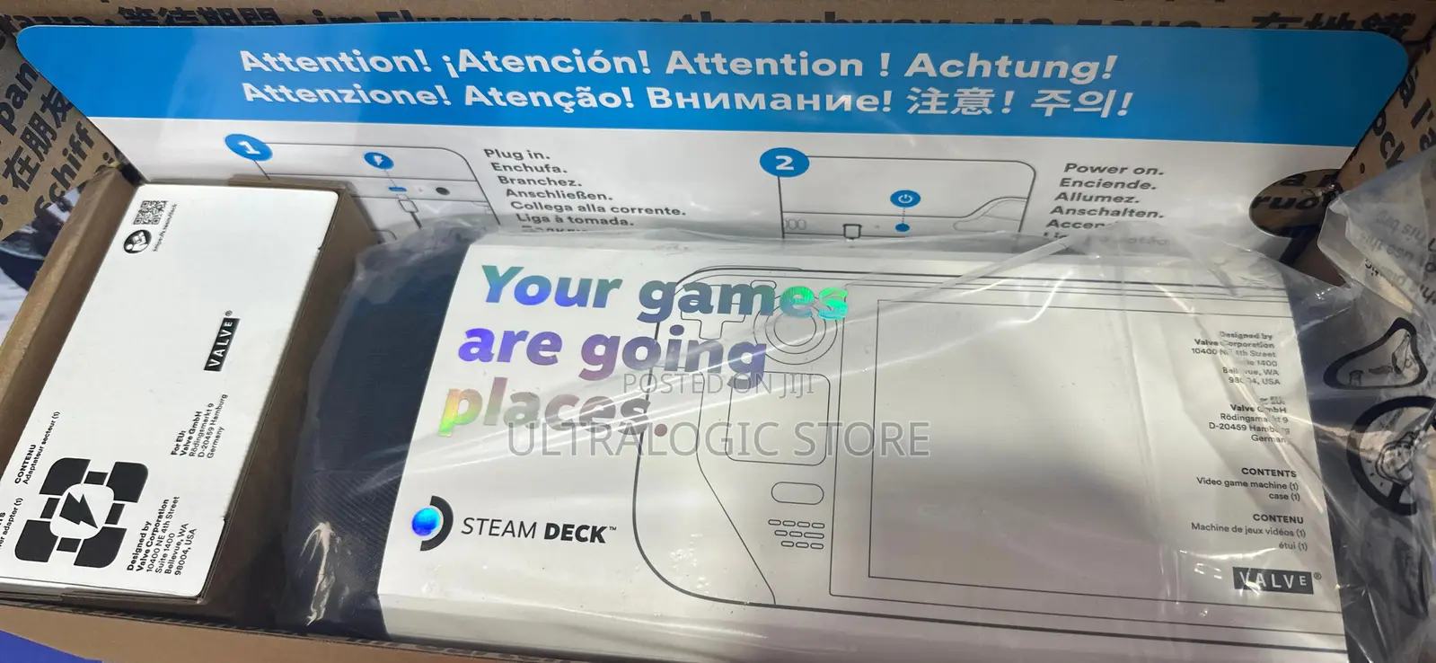 New Valve Steam Deck Oled 1tb SSD + 16gb Ram - 7" Steamdeck Game ...