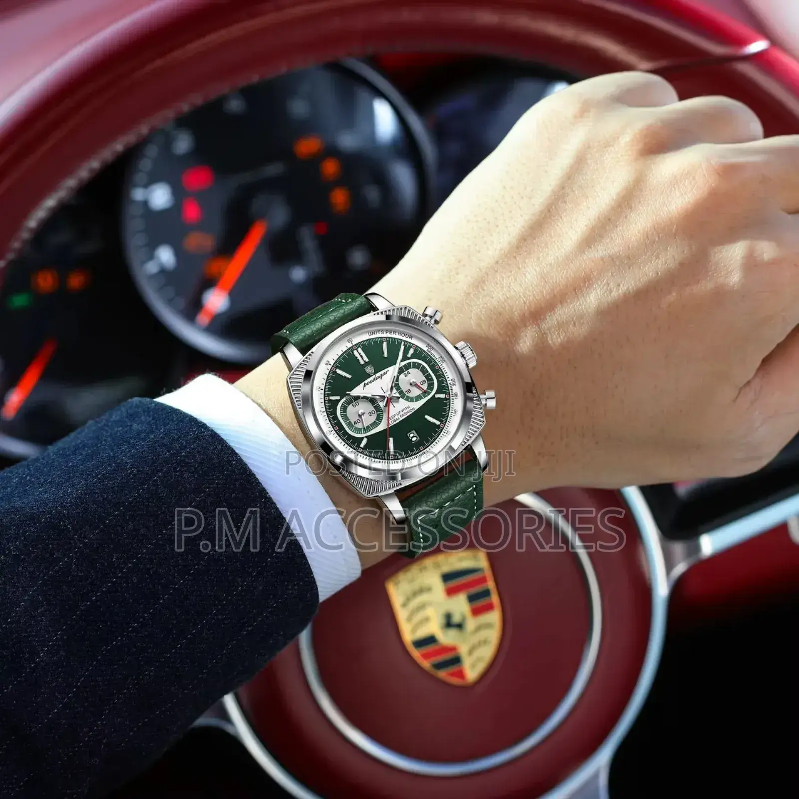 Poedagar Leather Watch