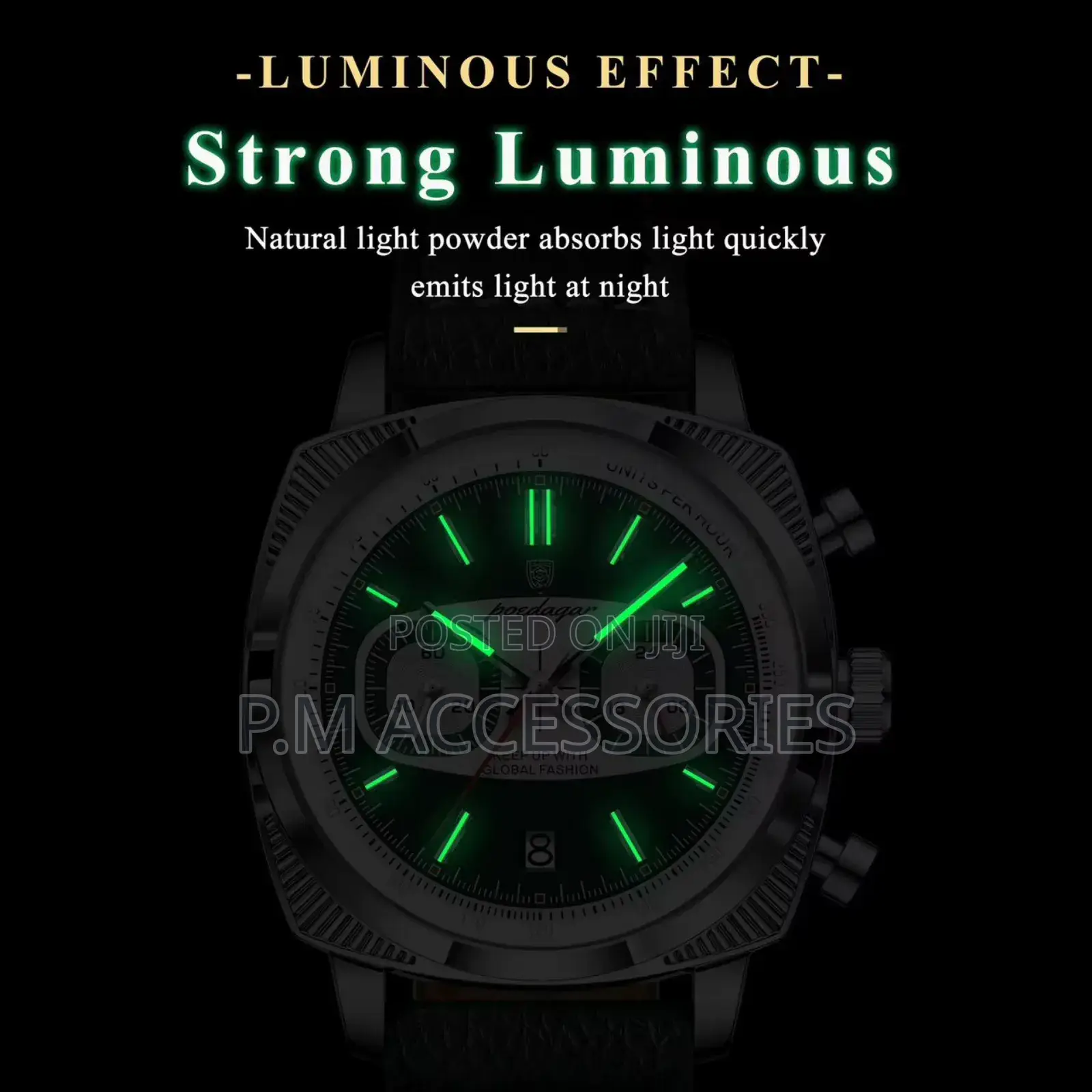 Poedagar Leather Watch
