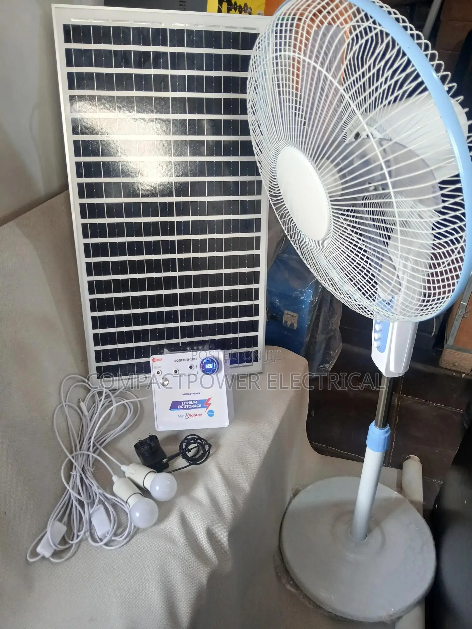 Solar Lighting Dc Kits With Fan and Solar Panel