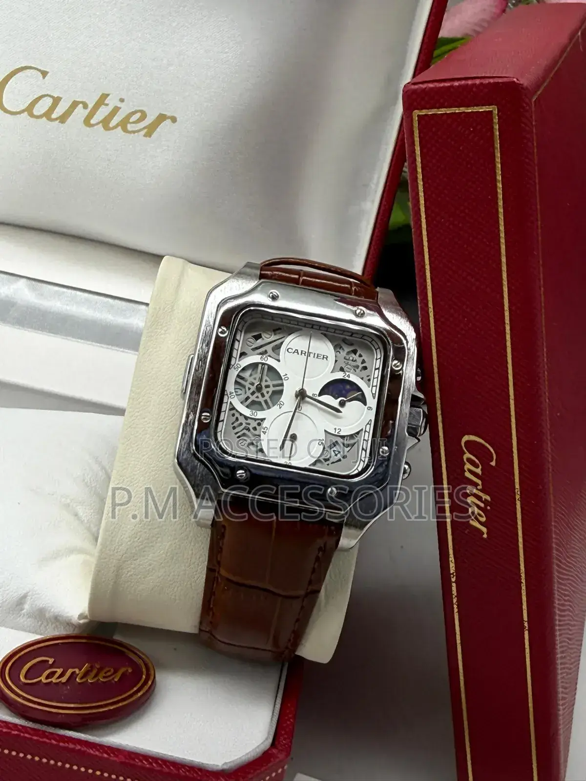 Cartier Leather Watch