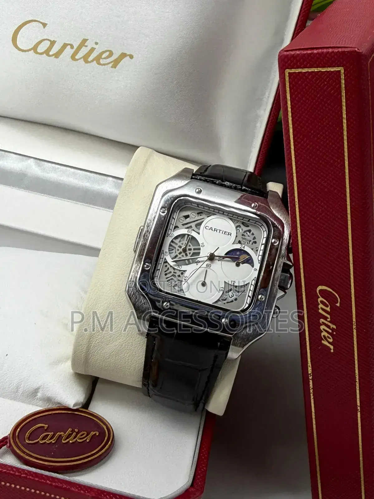 Cartier Leather Watch