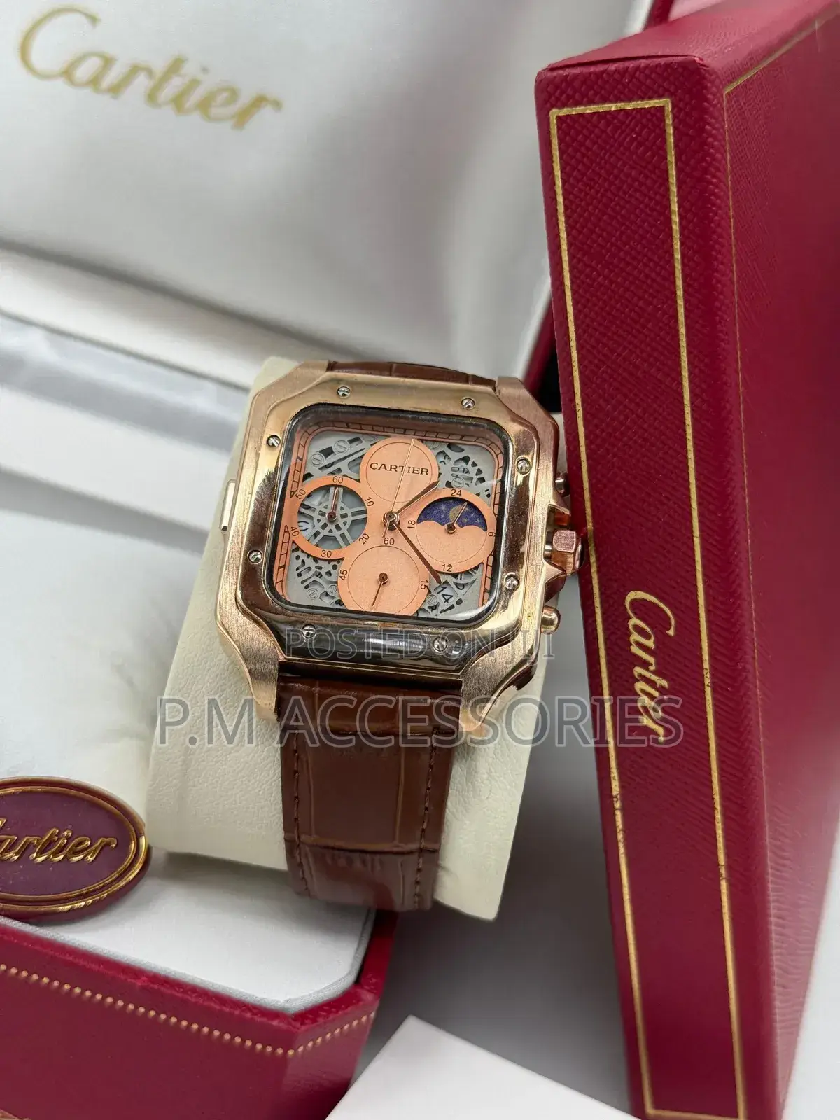 Cartier Leather Watch