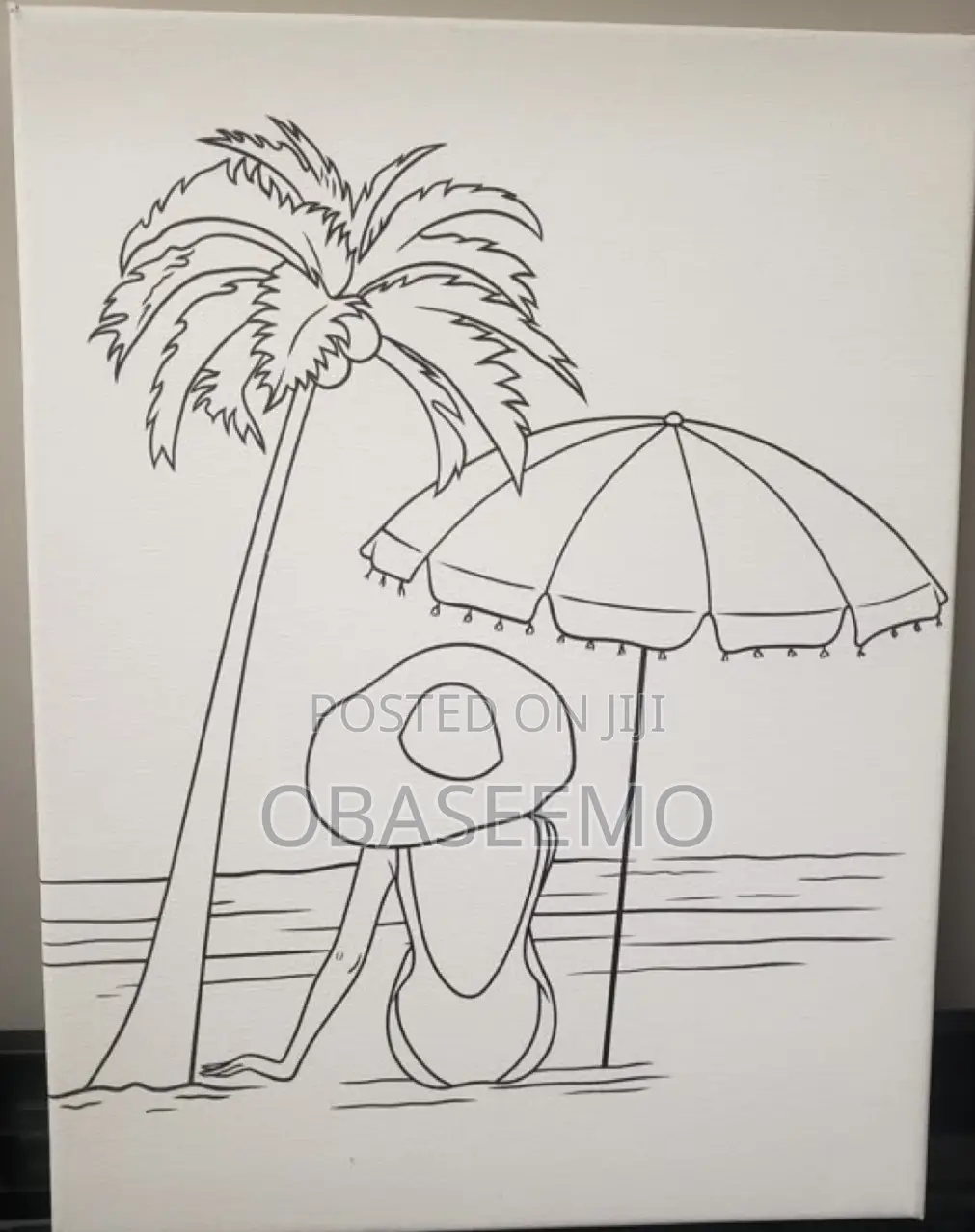 Pre Drawn Canvas