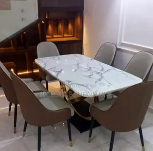 Imported Quality Dinning Set (6 Seats+ 1 Marble Table)
