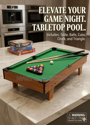 Table Top Pool Game Snooker Table