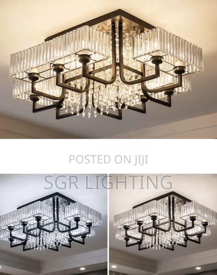 Dimmable E27 Led Crystal Chandelier