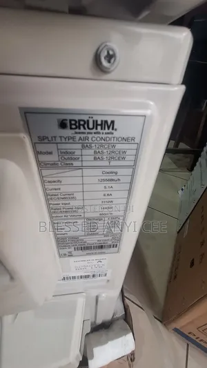 New Bruhm 1.5hp Split Ac Non Inverter Copper With Kit Warranty 2years