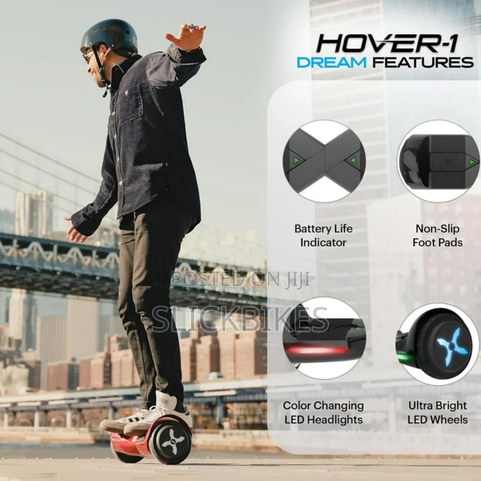 Hover-1 Dream Hoverboard for Teens, Red