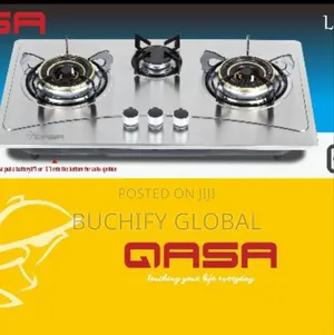 Qasa Inbuilt Gas Cooker 3 Burners