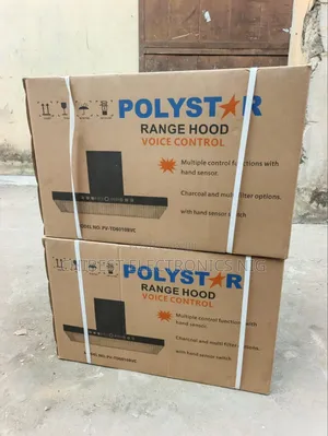 Original Polystar T-Shape Voice Command Automatic Range Hood 60cm Etc.