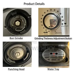 Duvel Dl-007 Multifunctional Espresso Coffee Machine With Grinder