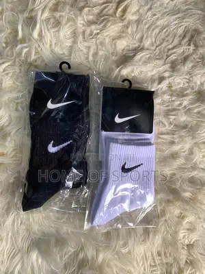 2 Pairs White Black Nike