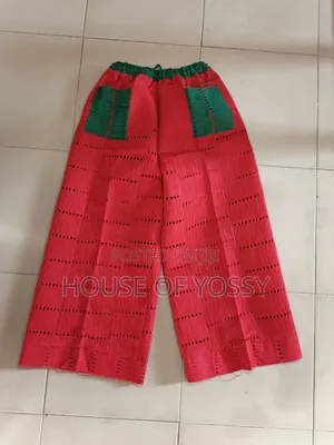 Red Jawu Asooke Trouser