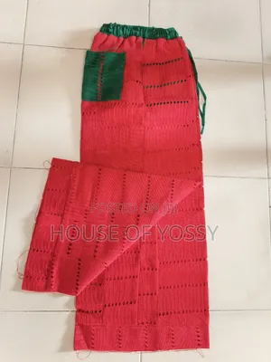 Red Jawu Asooke Trouser