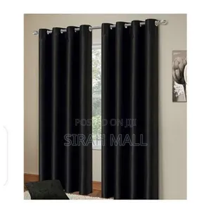 7.5ft by 7.5ft High Quality Curtain - Black
