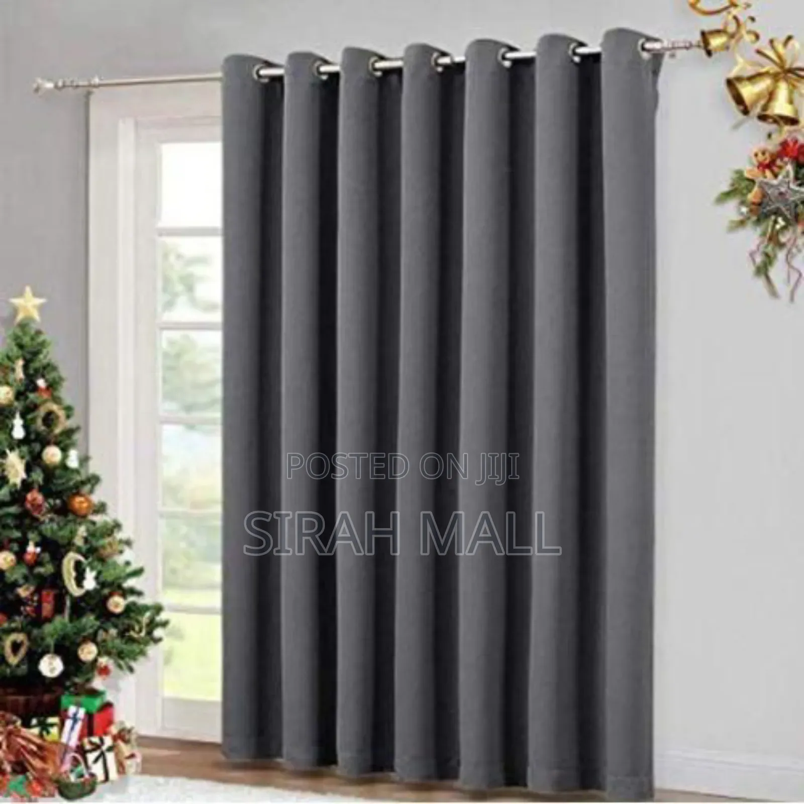 7.5ft by 7.5ft High Quality Curtain - Black