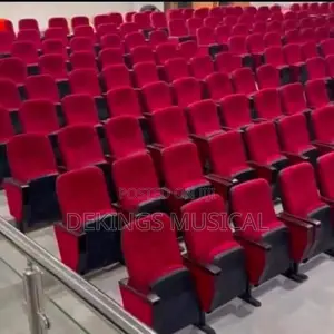 Auditorium Chair 3 in 1 Chair Red and Blue Set