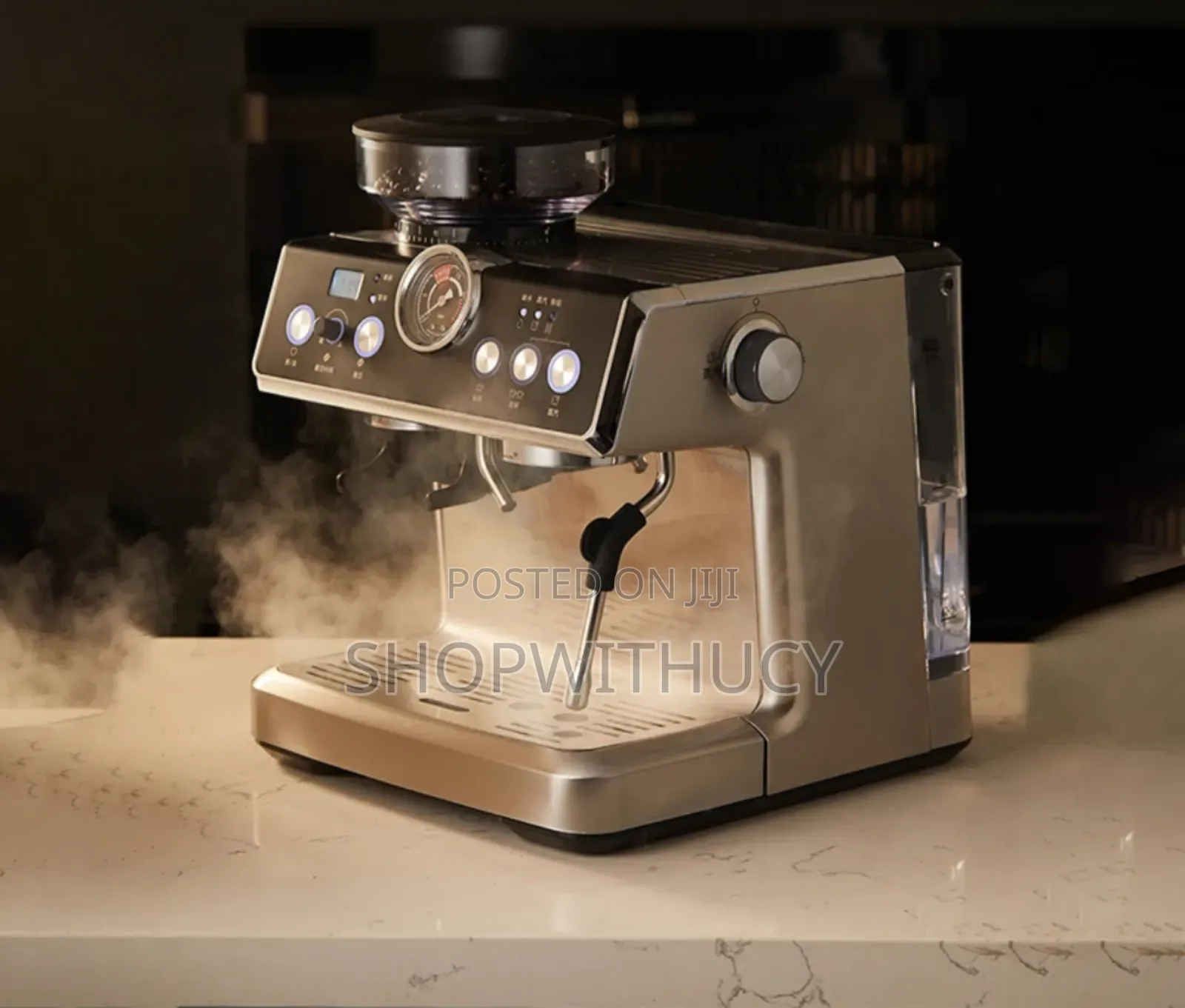 Duvel Premium Multifunctional Espresso Coffee Maker With Grinder