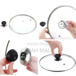 3pcs Pot Lid Handle Knob Cap Cover Replacement Handgrip BLK