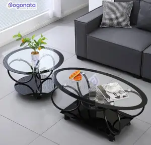 Your Imported Center Table and Size Stool Glass Top