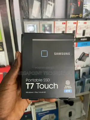 Samsung 2tb Portable SSD T7 Touch With Fingerprint Security