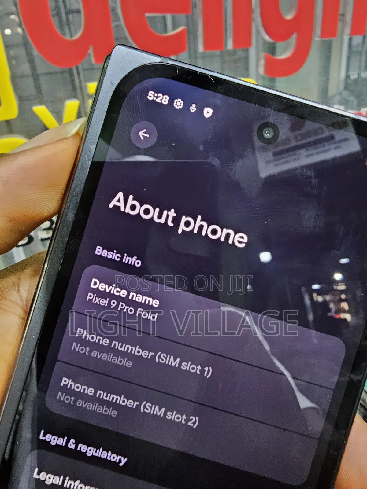 Google Pixel 9 Pro Fold 256 GB Black