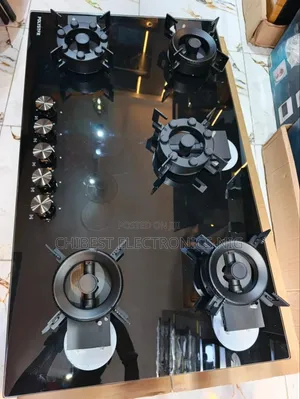 Original Polystar Latest Model Design Built-in Flips Up 5 Burners Gas