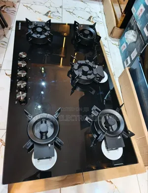 Original Polystar 2026 New Design Inbuilt Flips Up 5 Burner Gas Cooker