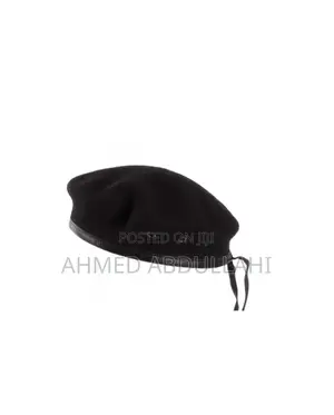 Black Security Beret Cap