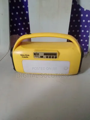 Rechargeable Fluorescent Lamp With Fm Radio, Torchlight and Battery.