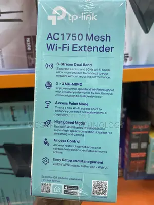 Tplink Ac1750 Mesh Wireless Range Extender