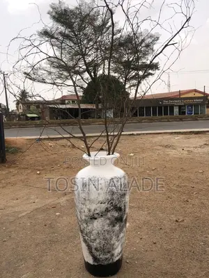 Flower Vase Fiber Rustic Design