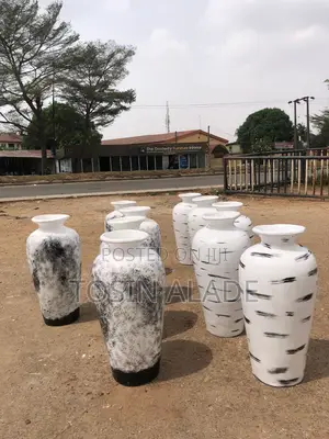 Flower Vase Fiber Rustic Design