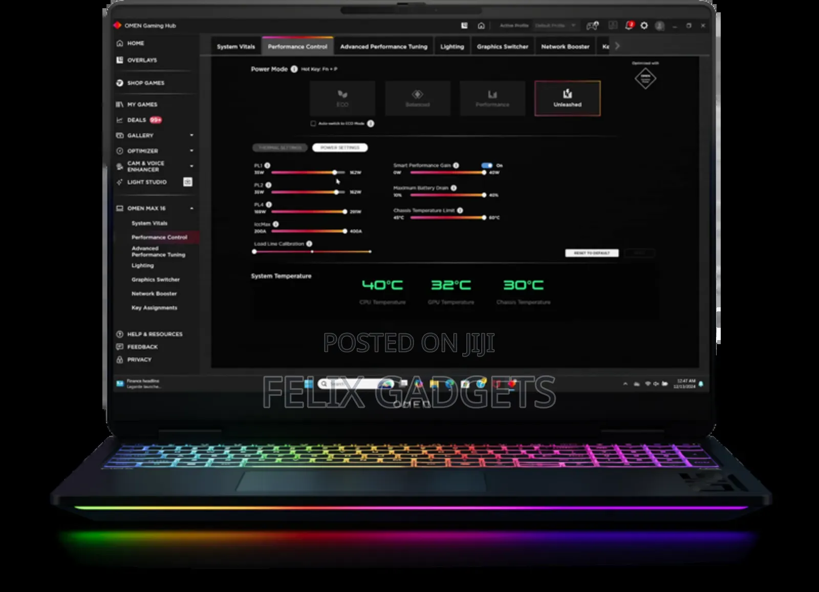 Laptop HP Omen Max 16 32GB Intel Core i9 SSD 1T
