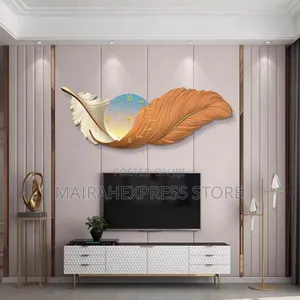 30by80cm Frame Decorative Feather Clock
Ts