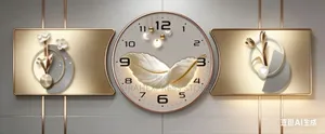 3 in 1 Frame Decor Wall Clock Ts
