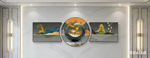 3 in 1 Frame Decor Wall Clock Ts